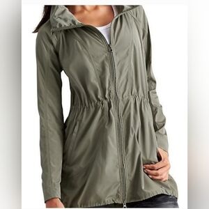 Athleta Silver‎ Mesh-Lined Jacket